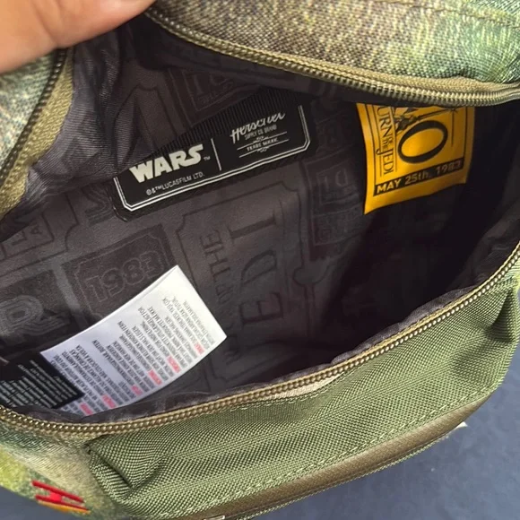 Herschel Supply Company Green and Yellow Belt Bag for Outdoor Adventures